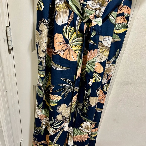 NWOT We Live Fashion off the shoulder high waist floral jumpsuit - Picture 13 of 16